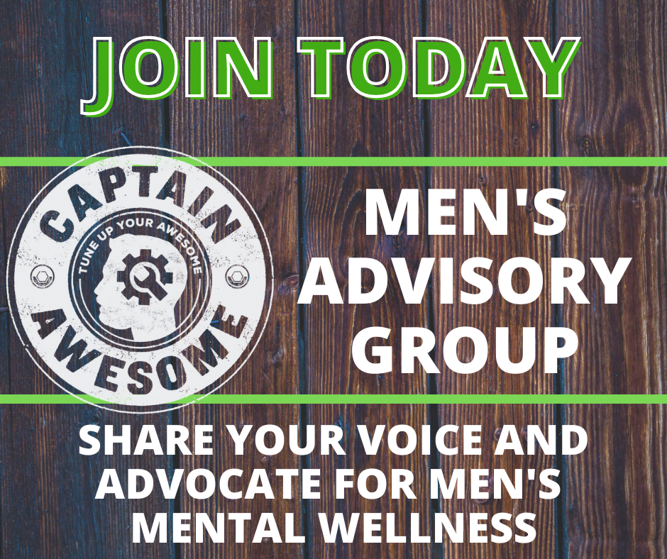 Join the Men's Advisory Group to share your voice and advocate for men's mental wellness.